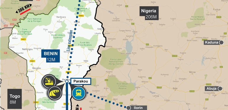 Epine Dorsale Project Map